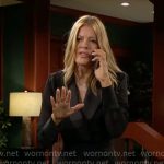 Phyllis’s black jumpsuit on The Young and the Restless