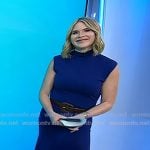 Jenna’s blue mock neck maxi dress on Today