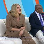 Jenna’s green buckled suede pumps on Today