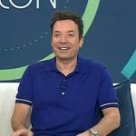 Jimmy Fallon’s blue polo on Today
