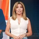 Kit’s white vest on Access Hollywood