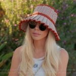 Lacy’s white tank and printed sarong on The Valley