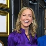 Lara’s purple silk blouse on Good Morning America