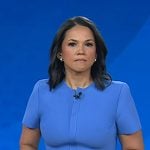 Laura’s blue short sleeve peplum jacket on Today
