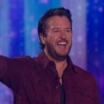 Luke Bryan’s red suede shirt on American Idol