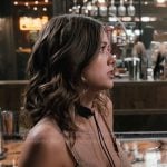 Maddie’s beige floral lace bralette on Marshals