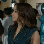 May’s belted denim dress on 9-1-1