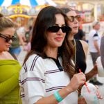 Michelle’s white striped polo on The Valley