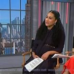 Morgan’s pvc slide sandals on NBC News Daily