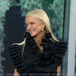 Zanna Roberts Rassi’s black pleated top on Today
