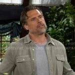 Nick’s grey button down shirt on The Young and the Restless