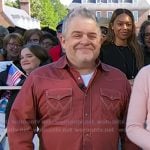 Patton Oswalt’s red western shirt on Today