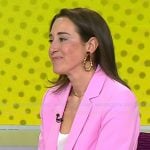 Vanessa Bennett's pink open jacket on Today