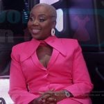 Pinky’s pink blazer with oversized collar on The Real Housewives of Atlanta
