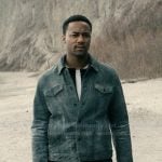 Reggie’s gray suede jacket on The Boys