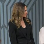 Rhiannon’s black blazer on Good Morning America