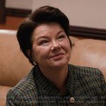 Senator Conner’s green check print jacket on Marshals