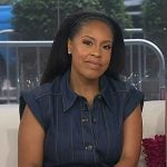 Sheinelle’s denim midi dress on Today