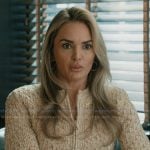 Sienna’s beige tweed jacket on Elsbeth