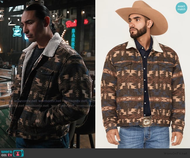 Miles’s printed sherpa jacket on Marshals